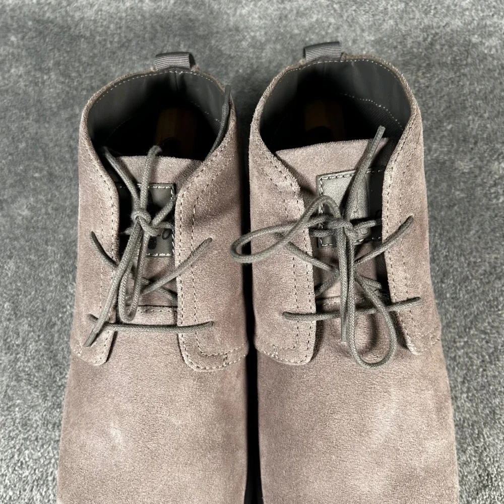 Johnnie-O Chukka Desert Boots Chill Mens 11.5 Grey Suede Leather JMFW1200 - New